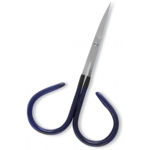 Cuticle Scissor. Plastic Grip.
